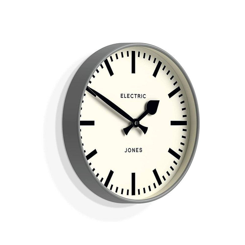 Jones Clocks Railway Wall Clock - Grey - Modern Quests