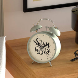 Jones Clocks Ringer Stay-in-Bed Alarm Clock - Sage Green - Modern Quests
