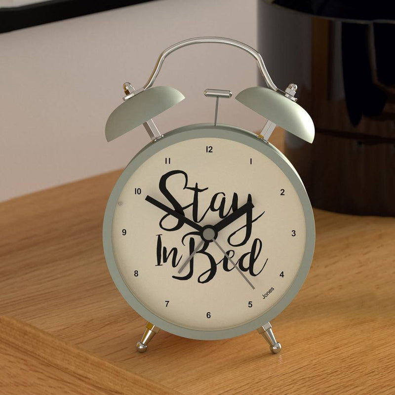 Jones Clocks Ringer Stay-in-Bed Alarm Clock - Sage Green - Modern Quests