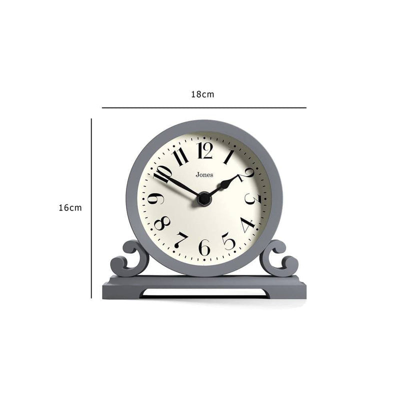 Jones Clocks Saloon Mantel Clock - French Navy - Modern Quests