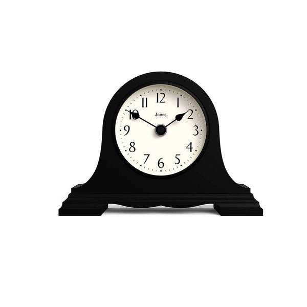 Jones Clocks Speakeasy Mantel Clock - Black