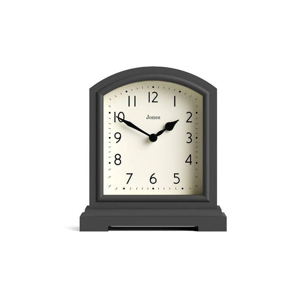 Jones Clocks Tavern Table Clock - Blizzard Grey