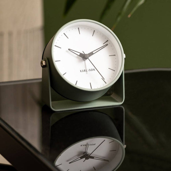 Karlsson Netherlands Calm Alarm Clock - Grayed Jade