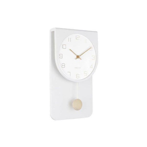 Karlsson Netherlands Casa Pendulum Wall Clock - White