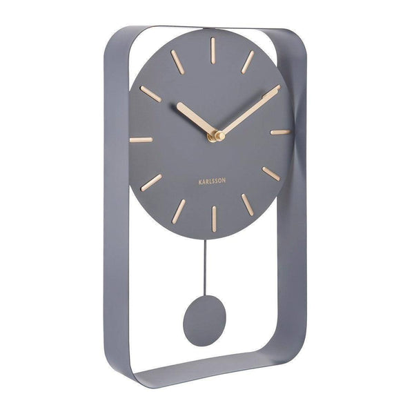 Karlsson Netherlands Charm Pendulum Wall Clock Medium - Grey