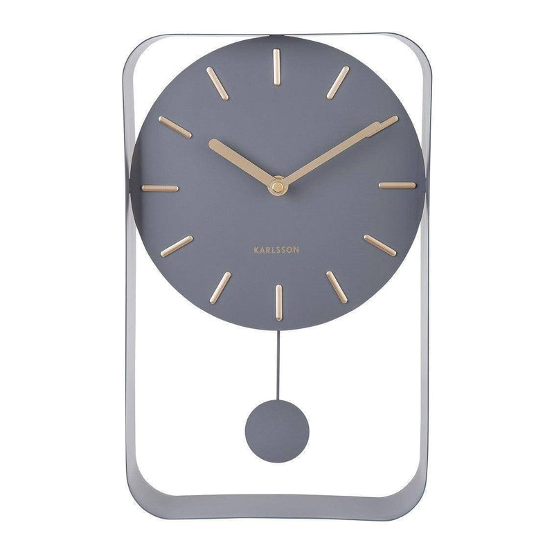 Karlsson Netherlands Charm Pendulum Wall Clock Medium - Grey - Modern Quests