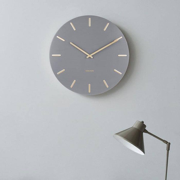 Karlsson Netherlands Charm Wall Clock - Grey - Modern Quests
