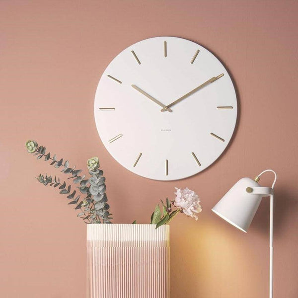 Karlsson Netherlands Charm Wall Clock Large - White - Modern Quests