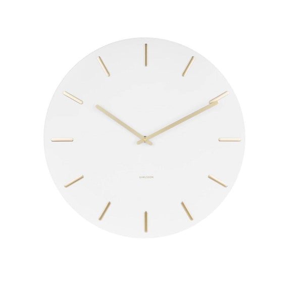 Karlsson Netherlands Charm Wall Clock Large - White - Modern Quests