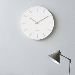 Karlsson Netherlands Charm Wall Clock - White - Modern Quests