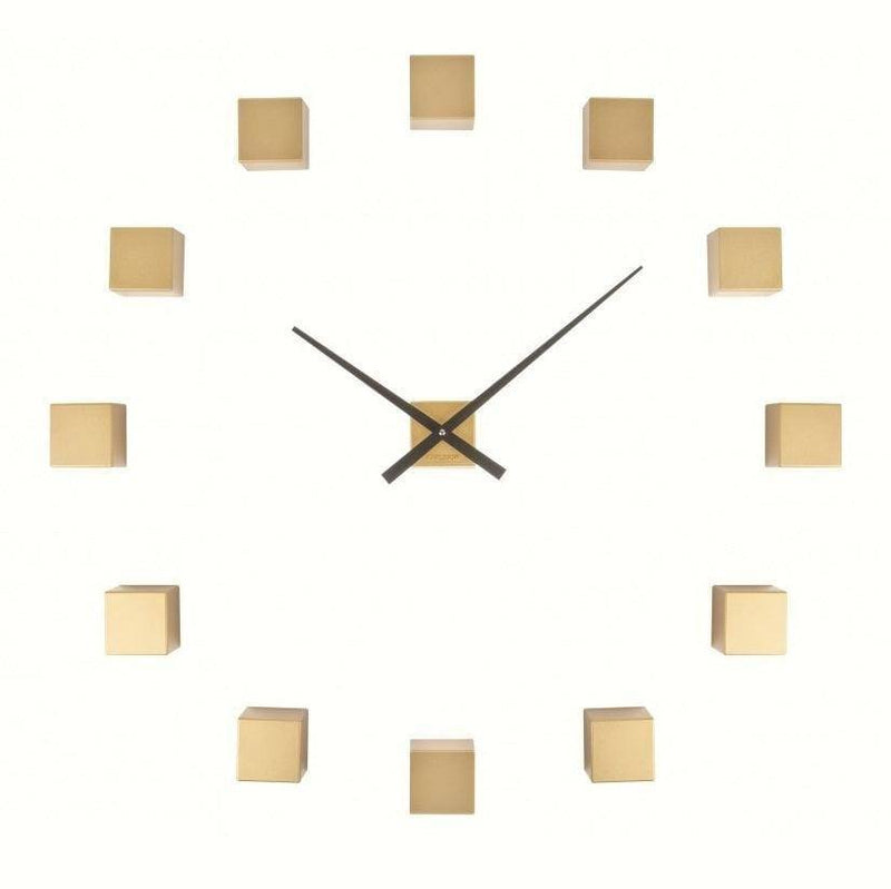 Karlsson Netherlands DIY Cubic Wall Clock - Gold