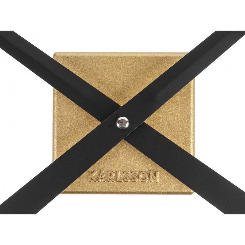 Karlsson Netherlands DIY Cubic Wall Clock Gold Modern Quests