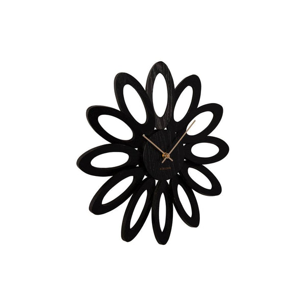 Karlsson Netherlands Fiore Wall Clock 40cm - Black