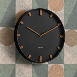 Karlsson Netherlands Grace Wall Clock 40cm - Black