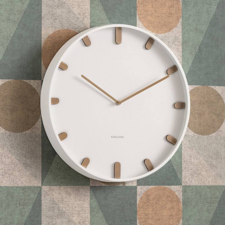Karlsson Netherlands Grace Wall Clock 40cm - White