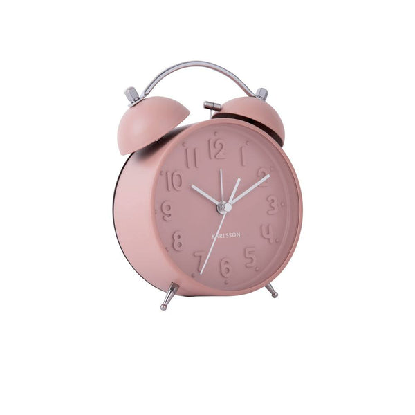 Karlsson Netherlands Iconic Alarm Clock - Faded Pink