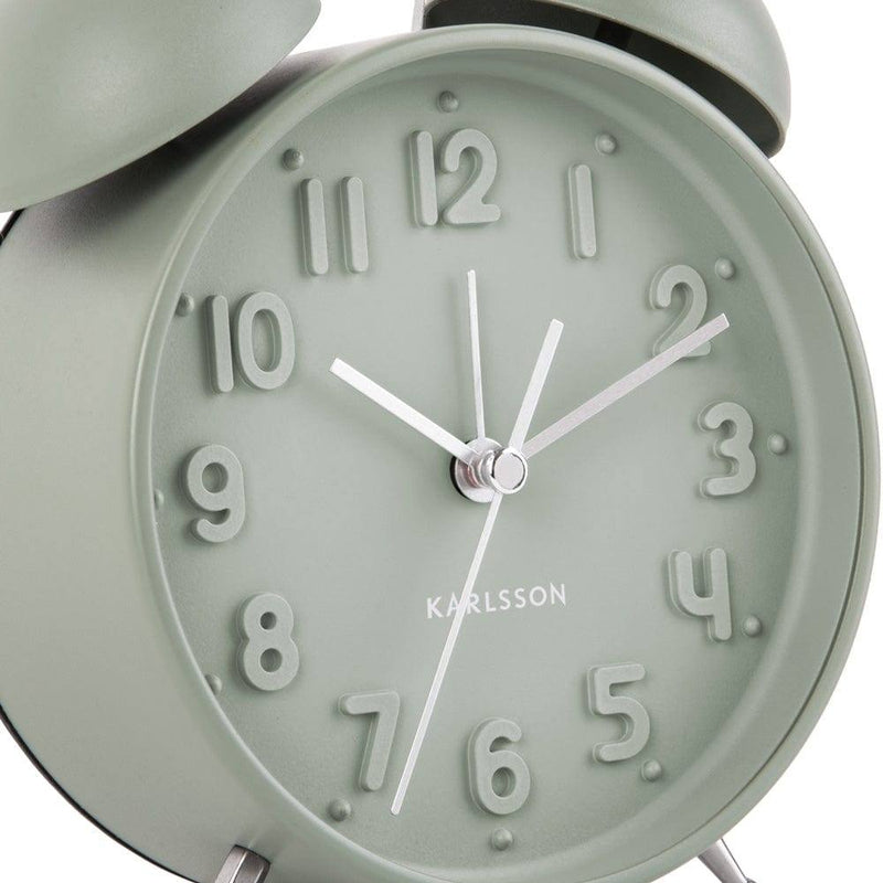 Karlsson Netherlands Iconic Alarm Clock - Grayed Jade