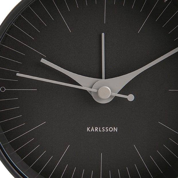 Karlsson Netherlands Index Alarm Clock - Black - Modern Quests