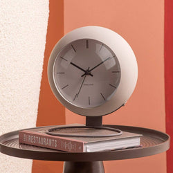 Karlsson Netherlands Nirvana Globe Table Clock - Warm Grey - Modern Quests