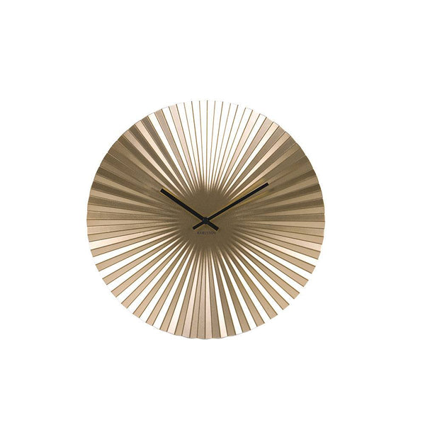Karlsson Netherlands Sensu Wall Clock 40cm - Gold