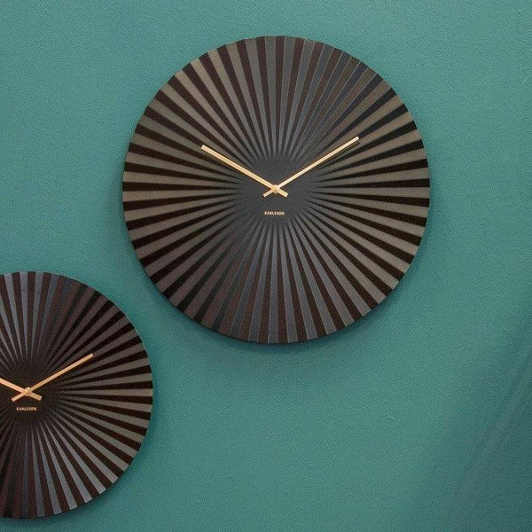 Karlsson Netherlands Sensu Wall Clock 50cm - Black