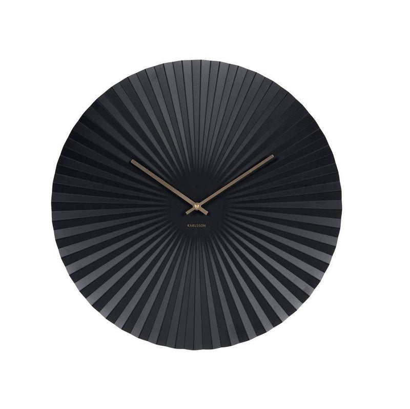 Karlsson Netherlands Sensu Wall Clock XL - Black - Modern Quests