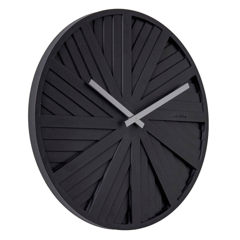 Karlsson Netherlands Slides Wall Clock 40cm - Black