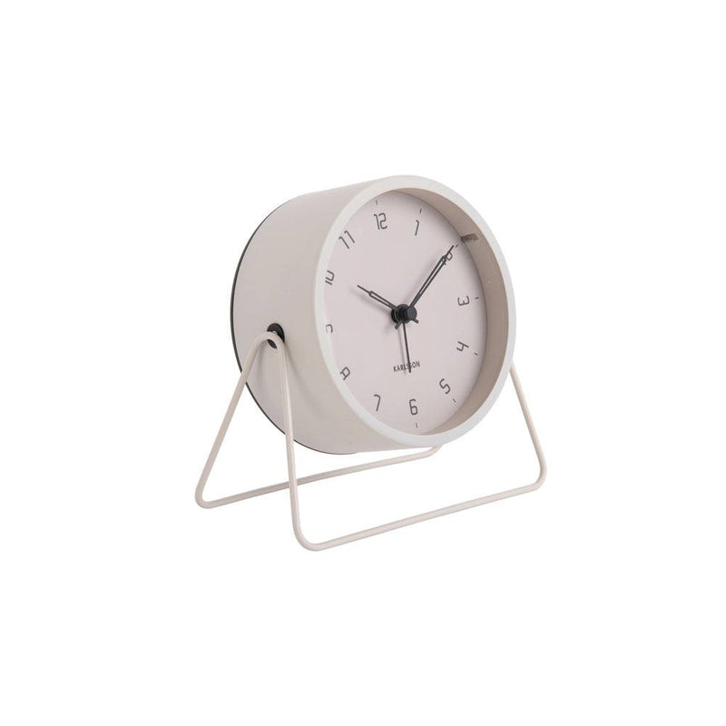 Karlsson Netherlands Stark Alarm Clock - Warm Grey