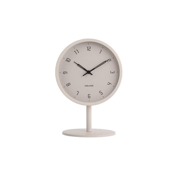 Karlsson Netherlands Stark Table Clock - Warm Grey