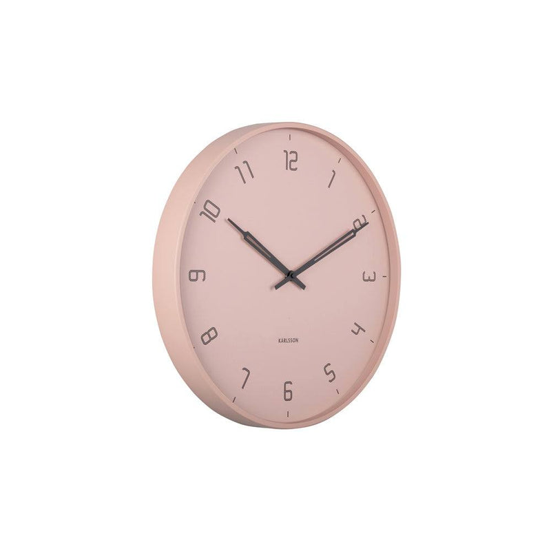 Karlsson Netherlands Stark Wall Clock 40cm - Faded Pink