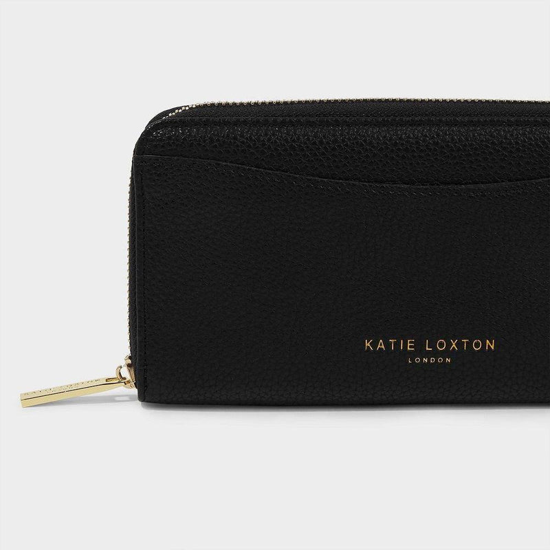Katie Loxton London Cara Zip Wallet - Black - Modern Quests
