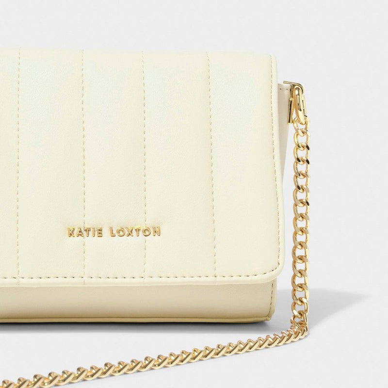 Katie Loxton London Kendra Quilted Crossbody Bag - Oyster - Modern Quests