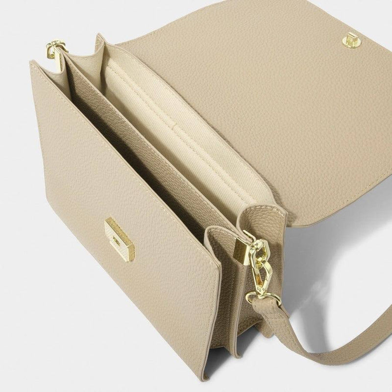 Katie Loxton London Orla Divided Crossbody Bag - Sand - Modern Quests