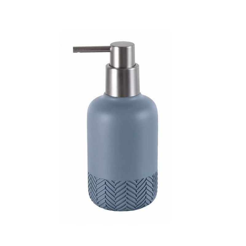Kleine Wolke Herringbone Soap Dispenser - Stone Blue - Modern Quests