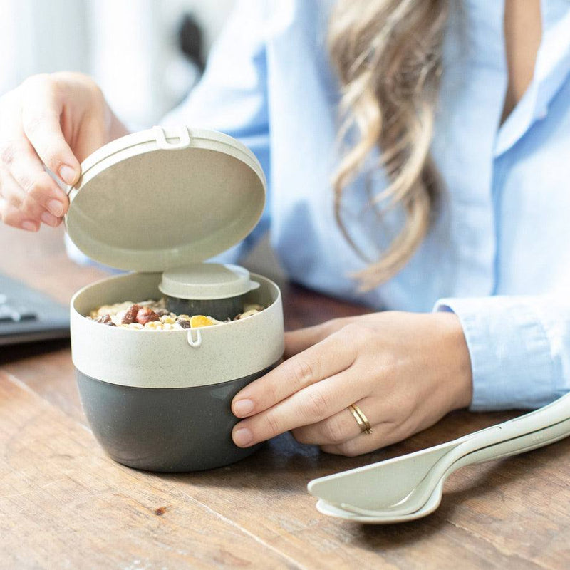 Koziol Germany Bentobox Medium Lunch Pot - Ash Grey - Modern Quests