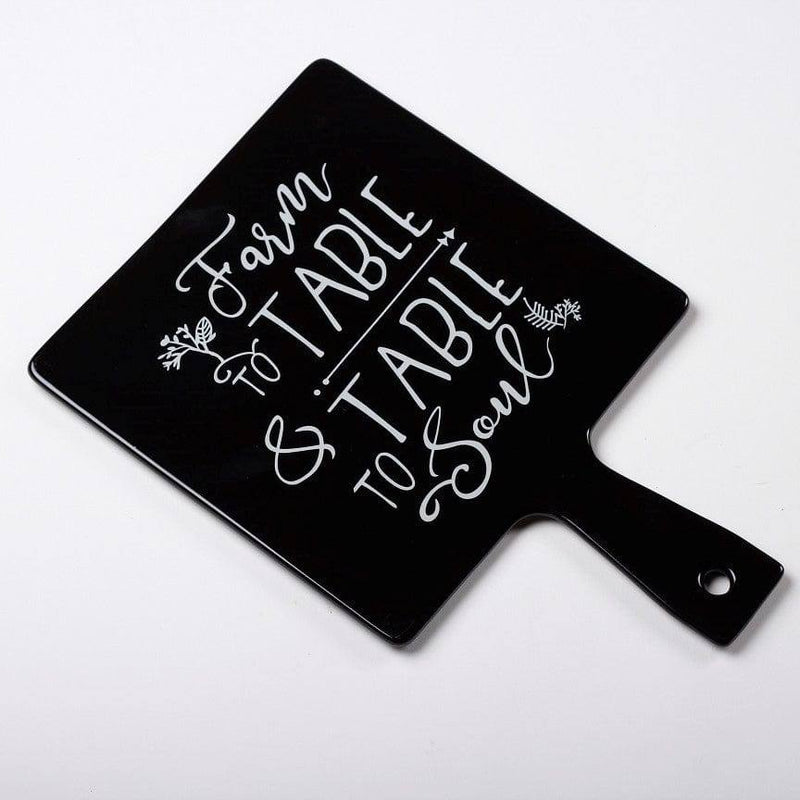 Lekoch Farm to Table Square Serving Paddle - Black - Modern Quests