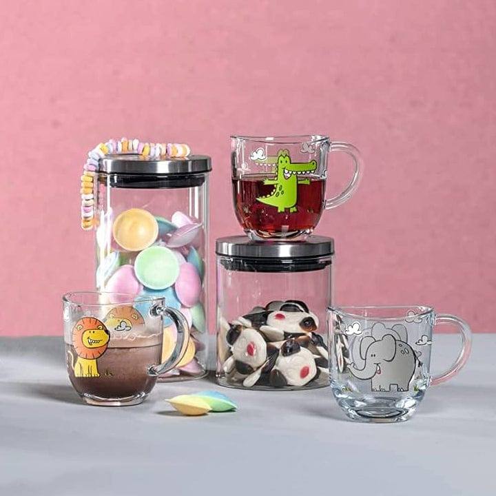 Leonardo Germany Bambini Glass Cups, Set of 6 - Animal Kingdom - Modern Quests