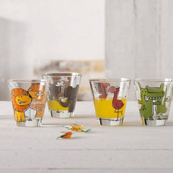 Leonardo Germany Bambini Glass Tumblers, Set of 6 - Assorted