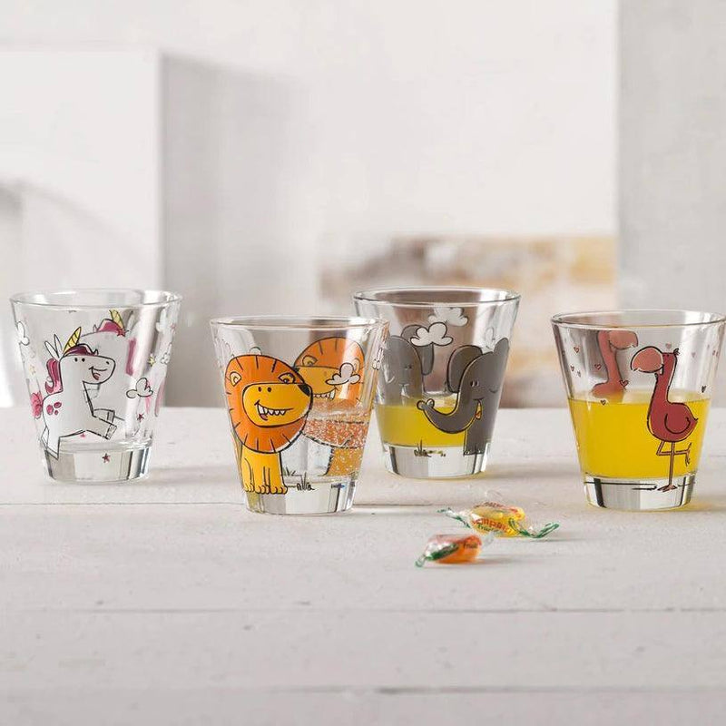 Leonardo Germany Bambini Glass Tumblers, Set of 6 - Assorted