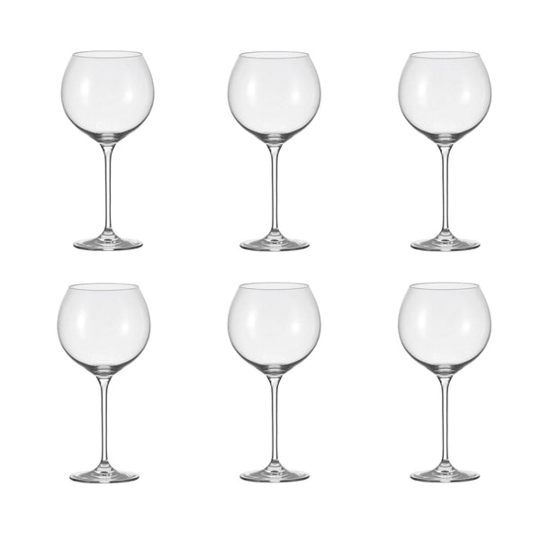 Cheers Burgundy Glasses, Set of 6