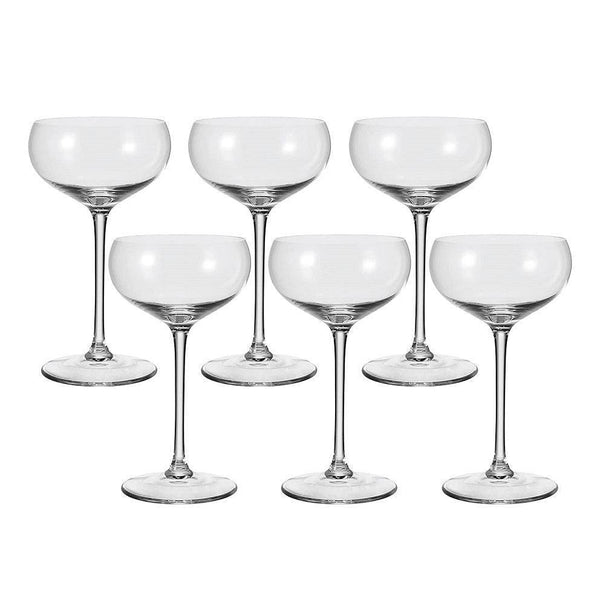 Leonardo Germany Cheers Champagne Bowl Glasses, Set of 6 - Modern Quests