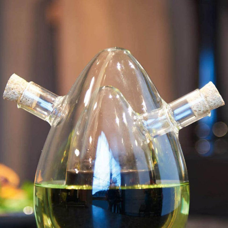 Leonardo Germany Cucina 2-in-1 Oval Oil & Vinegar Bottle - Modern Quests