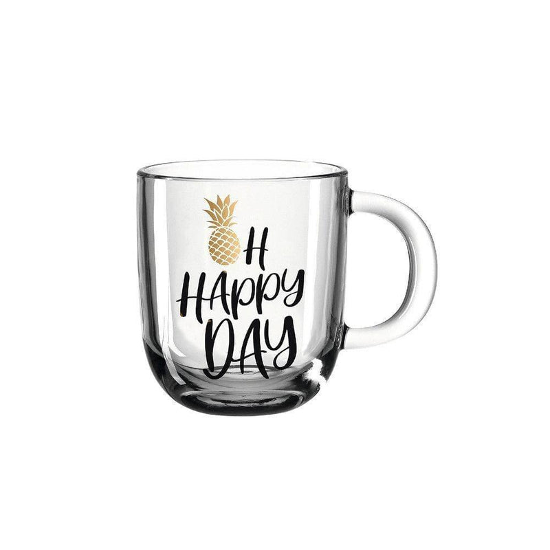 Leonardo Germany Emozione Glass Mug 400ml - Happy Day