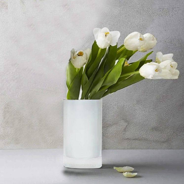Leonardo Germany Lucca Pillar Vase - White - Modern Quests