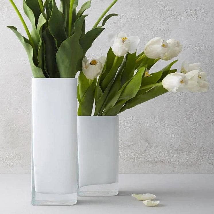 Leonardo Germany Lucca Pillar Vase - White - Modern Quests