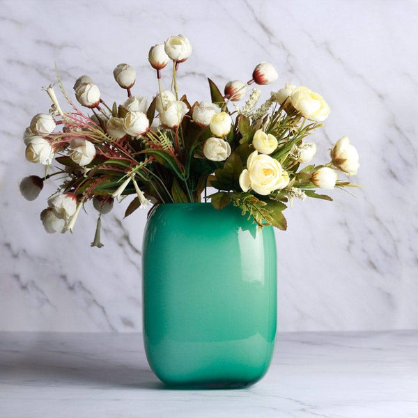 Leonardo Germany Milano Glass Vase Medium - Green - Modern Quests