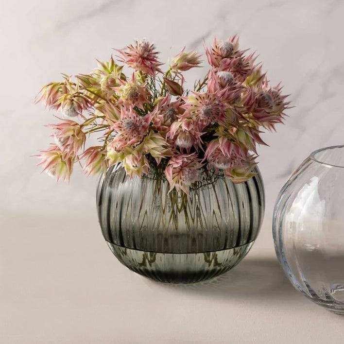 Leonardo Germany Poesia Ball Vase - Smoke Grey - Modern Quests