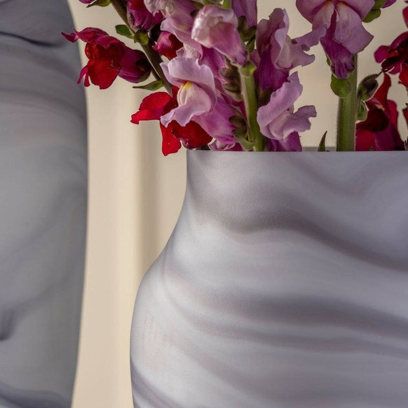 Leonardo Germany Poesia Glass Vase - White Marble - Modern Quests