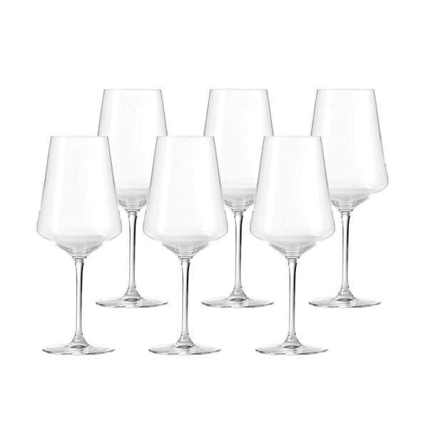 Leonardo Germany Puccini Red Wine Glasses, Set of 6 - Modern Quests
