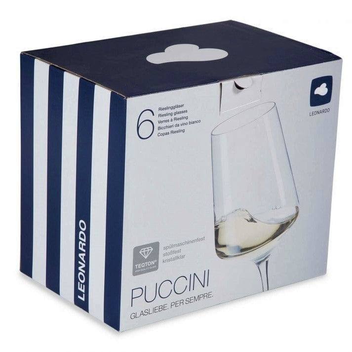 Leonardo Germany Puccini Riesling Wine Glasses, Set of 6 - Modern Quests